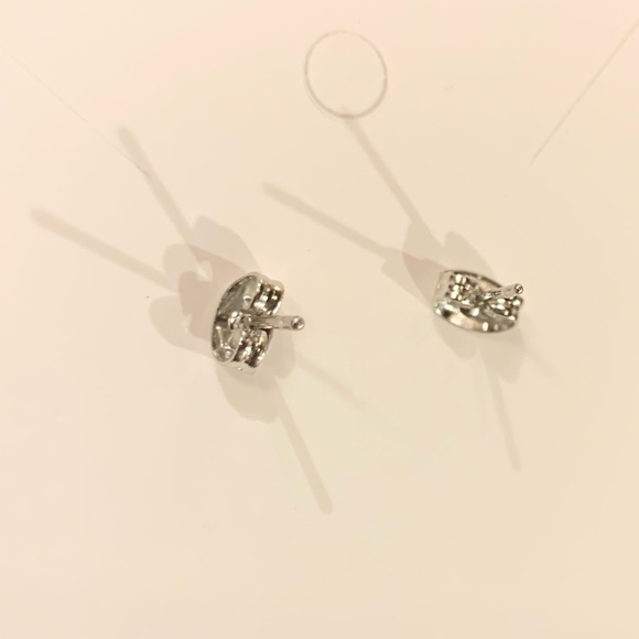 Opal Stud Earrings - Stainless Steel & Hypoallergenic - Picture 2 of 2